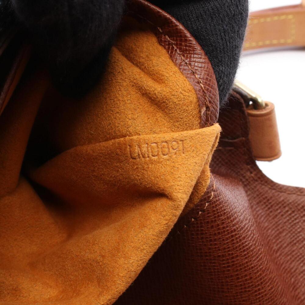 LOUIS VUITTON Authentic Brown Monogram Leather Shoulder Bag - Picture 5 of 10